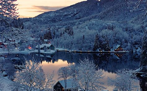 HD wallpaper: Snow Village, nature and landscape | Wallpaper Flare