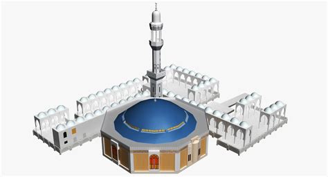 Al rahma mosque jeddah 3D model - TurboSquid 1226066