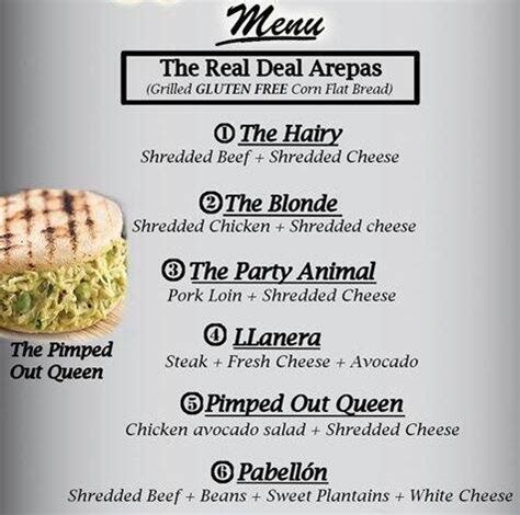 Arepitas Menu, Menu for Arepitas, Killeen, Killeen - Urbanspoon/Zomato