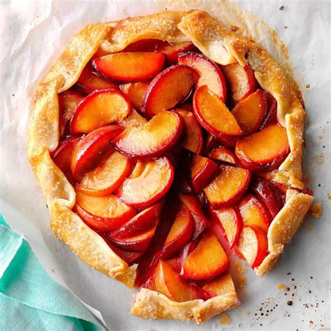 Ginger Plum Tart Recipe | Taste of Home