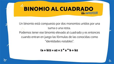 Qué es un BINOMIO al cuadrado - resumen FÁCIL + ejemplos y ejercicios resueltos