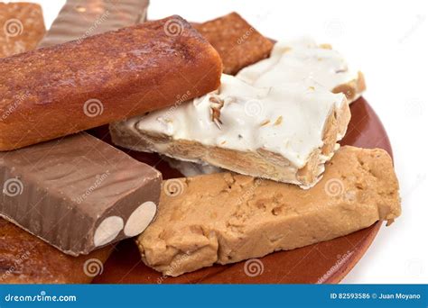 Turron, Typical Christmas Confection in Spain Stock Photo - Image of ...