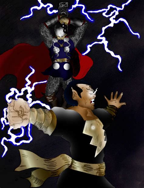 Thor versus Black Adam by Bombadere on DeviantArt