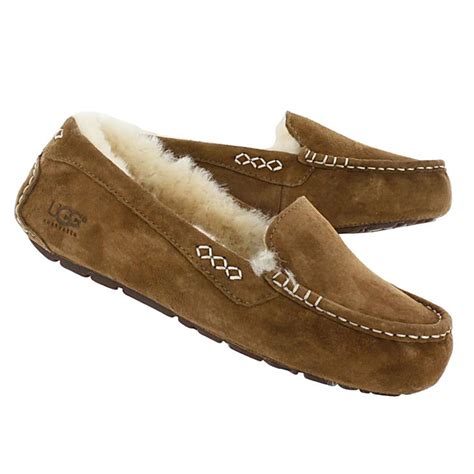 UGG Australia Women's ANSLEY chestnut sheepskin moccasins 13-3312 CHE | Uggs, Ugg australia ...