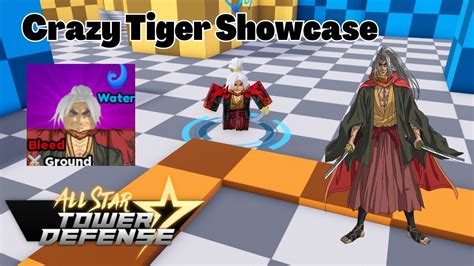 Crazy Tiger Showcase 6 Stars (Kojiro Sasaki Record of Ragnorak) All Star Tower Defense ASTD ...