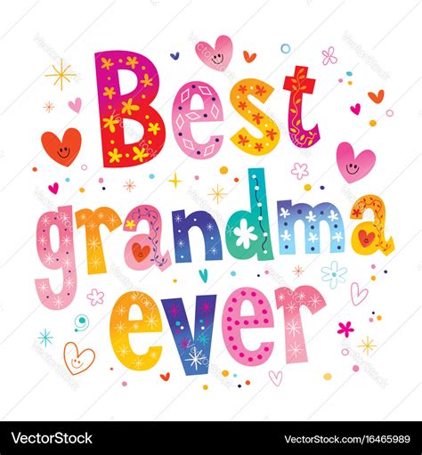 Best grandma ever Royalty Free Vector Image - VectorStock