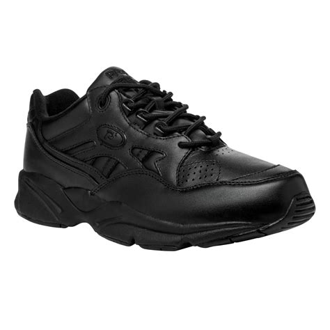 Propet Men's STABILITY WALKER Black Walking shoe-Wide widths available