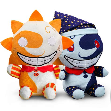 Buy FNAF Sundrop Plushies 2pcs Sun and Moon Plush FNAF 9.84in FNAF Security Breach Sundrop and ...