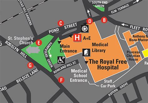 University Hospital London Map