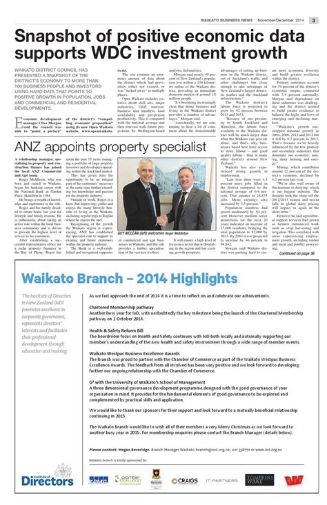 Waikato Business News Nov/Dec 2014 by Waikato Business News - Issuu