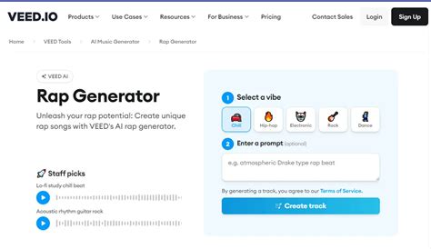 Veed's AI Rap Generator: Redefining Rhymes with AI Precision