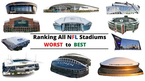 Ranking Every NFL STADIUM From WORST to BEST! - Win Big Sports