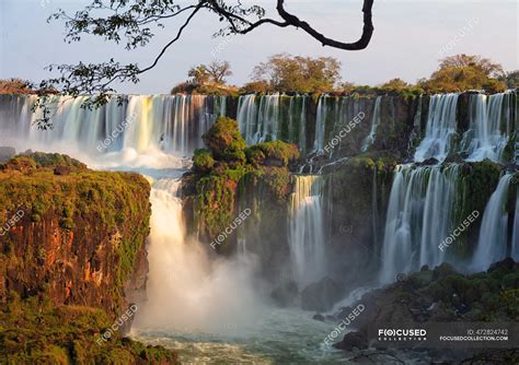 Cascate di Iguazu, Parco Nazionale di Iguazu, Argentina — Acqua, Vista ...