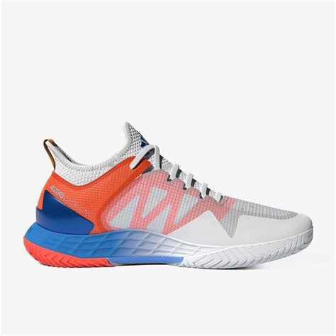 adidas Adizero Ubersonic 4 Heat Ready - White/Blue Rush/Solar Red ...