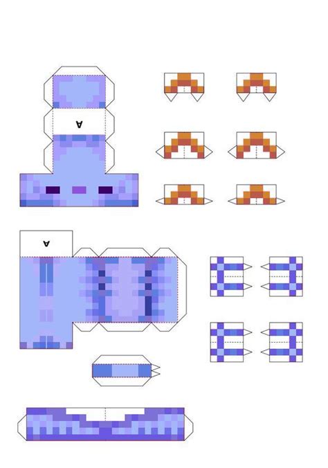 Printable Minecraft Papercraft Axolotl Template - Printable Computer Tools