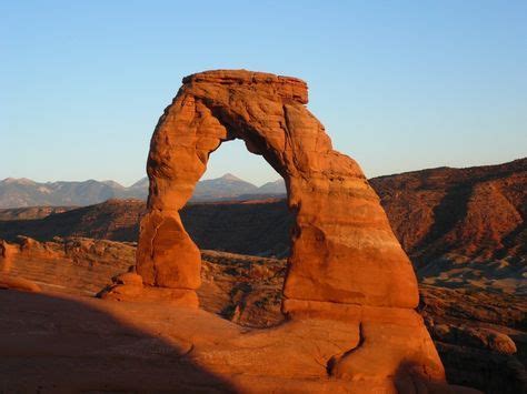 *check* Delicate Arch: is a 65-foot (20 m) tall freestanding natural ...