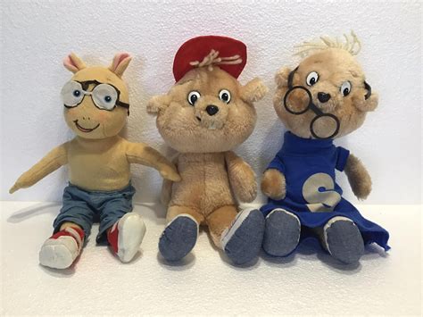 Vintage Alvin & the Chipmunks Plush Toy Lot of 3 Stuffed - Etsy