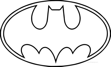 Batman Logo Coloring Pages And Superhero | Batman coloring pages ...