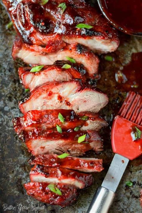 Oven Baked Char Siu Recipe {Chinese BBQ Pork} -Butter Your Biscuit