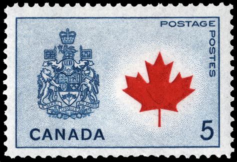 Canada Coat of Arms - Canada Postage Stamp | Floral Emblems