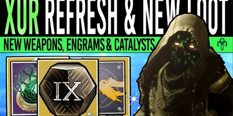 xHOUNDISHx: Destiny 2: XUR'S NEW WEAPONS & TASTY CATALYSTS! Exotic LOOT, Engrams, Armor ...