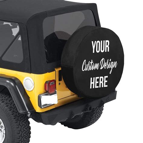 Custom Spare Tire Cover, Personalized Jeep Spare Tire Cover • Onyx Prints