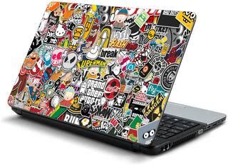 Buy Namo Arts Sticker Bomb Laptop Skin Stickers for HP-Dell-Lenovo-Acer ...