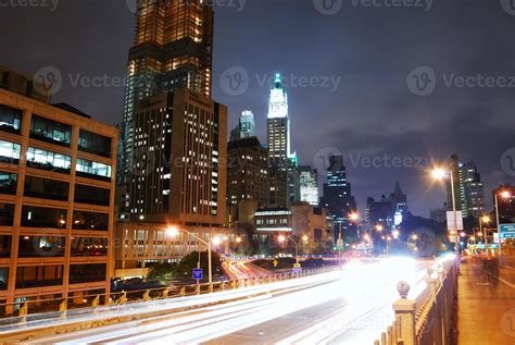 MANHATTAN NIGHT VIEW, NEW YORK CITY 8336216 Stock Photo at Vecteezy