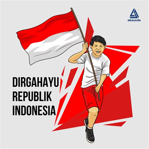 Poster Hari Kemerdekaan Indonesia – Ilustrasi