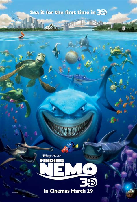 Poster from the film Finding Nemo | Finding nemo movie posters, Animated movies, Nemo movie