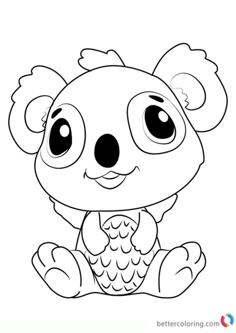 Koalabee from Hatchimals Coloring Pages - Free Printable Coloring Pages