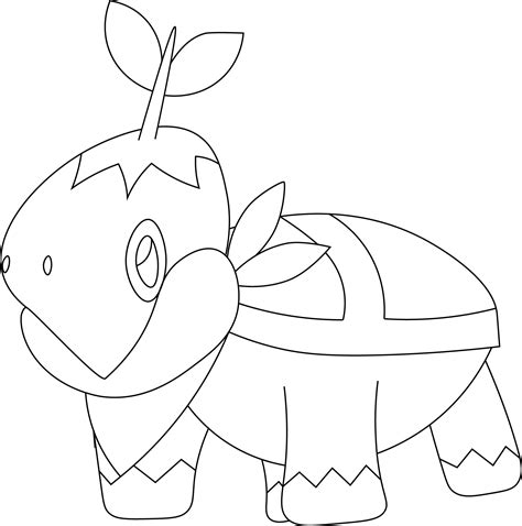 Turtwig Coloring Pages