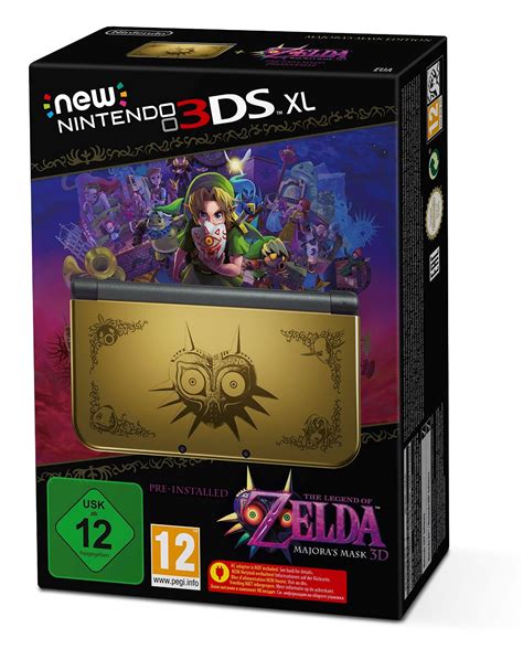 Nintendo New 3Ds XL Gold Legend of Zelda Majora´s Mask Limited Edition - Onlineshop