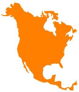 North America Map Clip Art at Clker.com - vector clip art online ...
