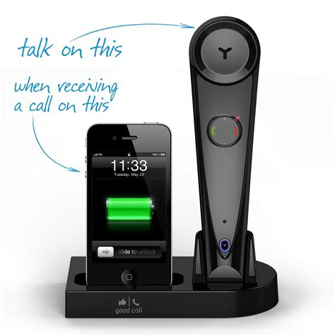 Wireless iPhone/Cell Phone Handset & iPhone Docking Station