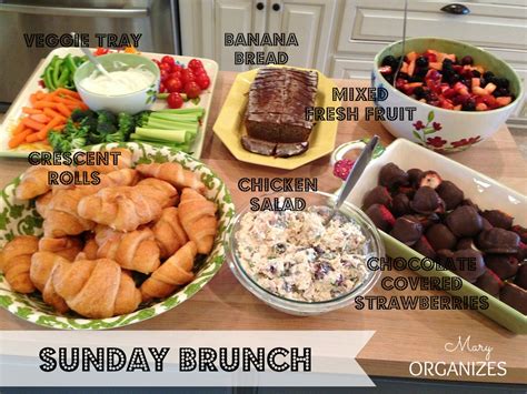 Sunday Brunch Menu - creatingmaryshome.com