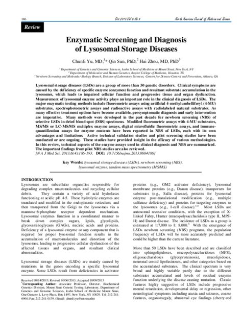 Lysosomal Storage Disease Test | Dandk Organizer