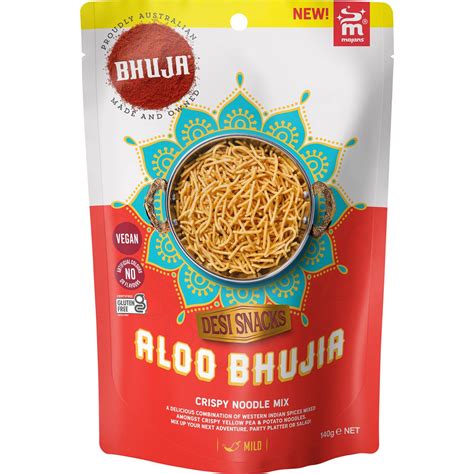 Mahana and Bhuja Bhuja Aloo Bhujia Crispy Noodle Mix is halal suitable ...