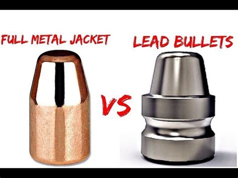 Full metal jacket vs lead bullets...more penetration..?? - YouTube