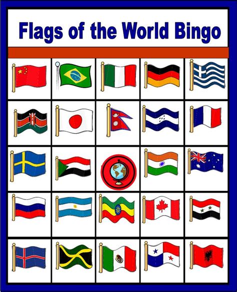 Flags Of The World Printable Pdf