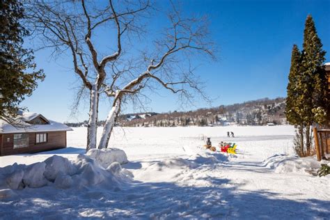 Muskoka Resorts Winter - Cedar Grove Lodge Cottage Rentals