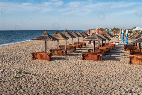 Sandy beaches on the Berdyansk Spit, Ukraine - stock photo | Crushpixel