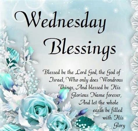 WEDNESDAY BLESSING | Blessed wednesday, Wednesday greetings, Monday ...