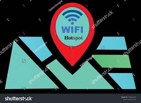 Wifi Hotspot Locations Map Stock Vector (Royalty Free) 1790822687 | Shutterstock