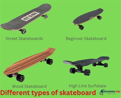 Different Types Of Skateboard | Skateboard Ride