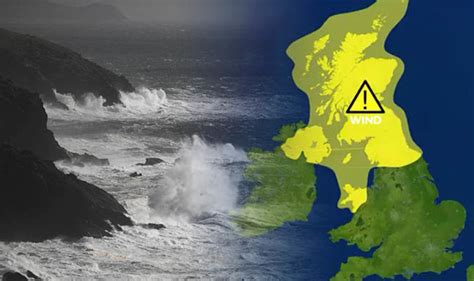 UK weather: MORE wind to lash the UK this weekend - latest Met Office warnings and maps ...