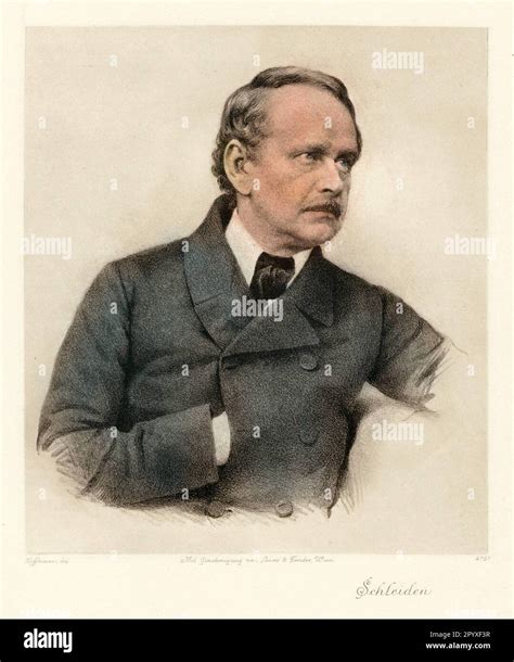 Matthias Jakob Schleiden (1804-1881), naturalista alemán. Junto con Theodor Schwann, Schleiden ...