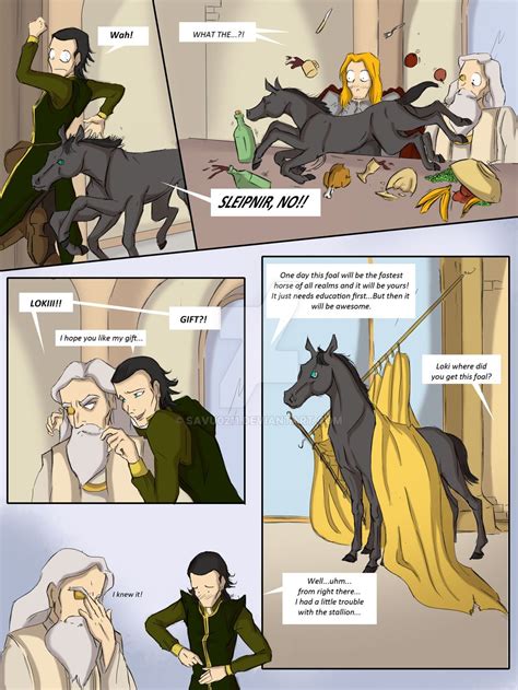 Sleipnir P12 by Savu0211 | Avengers cartoon, Loki marvel, Loki avengers