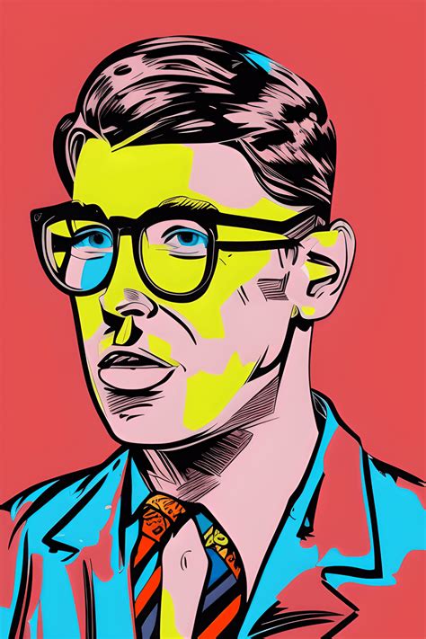 1960s Pop Art Style Vector Man · Creative Fabrica