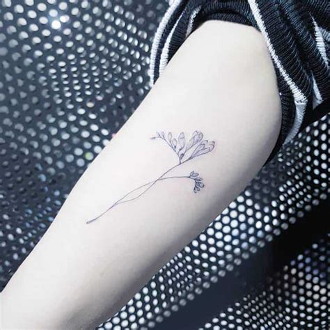 22 Beautiful and Delicate Freesia Tattoo Designs | Page 2 of 2 | TattooAdore